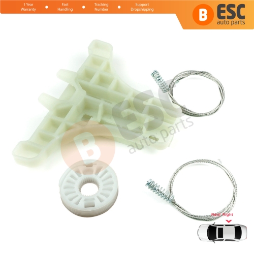 Power Window Regulator Repair Kit Rear Right for Hyundai IX35 Tucson MK2 LM 2009-2016 Kia Sorento XM 834022Y000