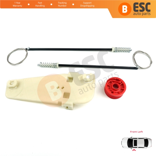 Window Regulator Repair Set Front Left Door for Jeep Grand Cherokee MK2 WJ WG 1998-2005 55076467AB