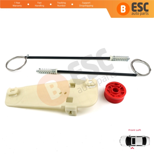 Window Regulator Repair Set Front Left Door for Jeep Grand Cherokee MK2 WJ WG 1998-2005 55076467AB