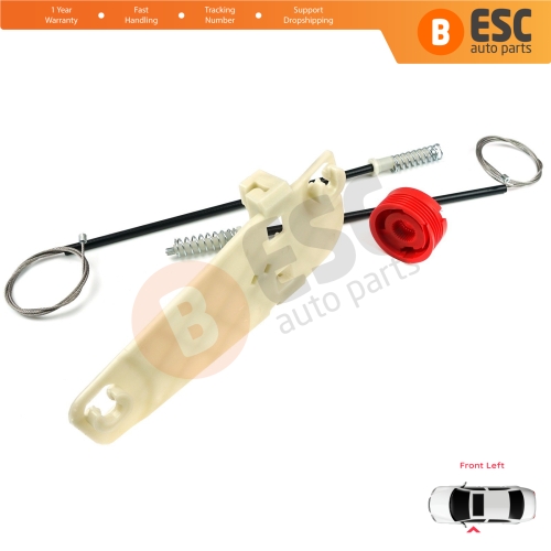 Window Regulator Repair Set Front Left Door for Jeep Grand Cherokee MK2 WJ WG 1998-2005 55076467AB