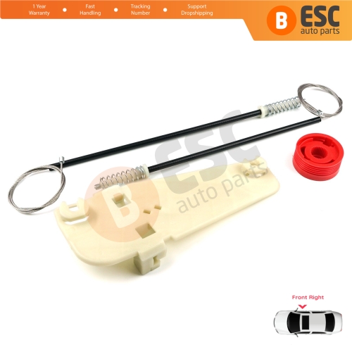 Window Regulator Repair Set Front Right Door for Jeep Grand Cherokee MK2 WJ WG 1998-2005 55076466AB