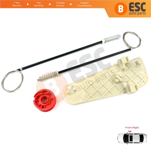 Window Regulator Repair Set Front Right Door for Jeep Grand Cherokee MK2 WJ WG 1998-2005 55076466AB