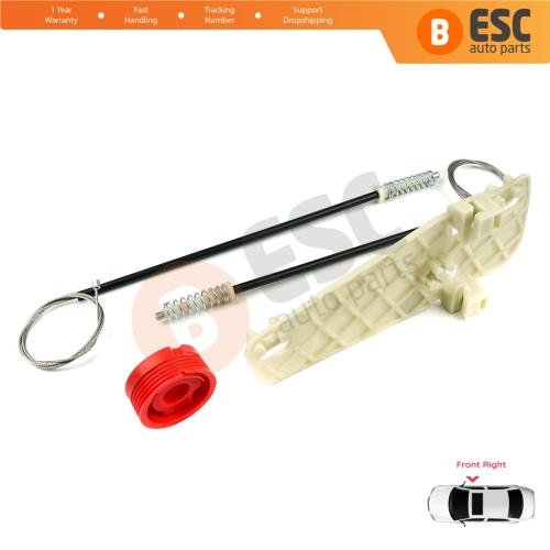 Window Regulator Repair Set Front Right Door for Jeep Grand Cherokee MK2 WJ WG 1998-2005 55076466AB