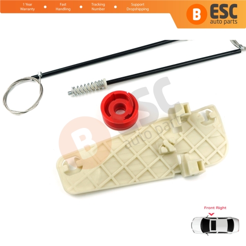 Window Regulator Repair Set Front Right Door for Jeep Grand Cherokee MK2 WJ WG 1998-2005 55076466AB