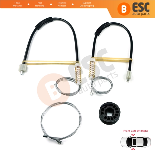Window Regulator Repair Set Front Door for Mercedes C Class W205 S205 2013-2023 A2057204923 A2057209211