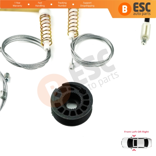 Window Regulator Repair Set Front Door for Mercedes C Class W205 S205 2013-2023 A2057204923 A2057209211