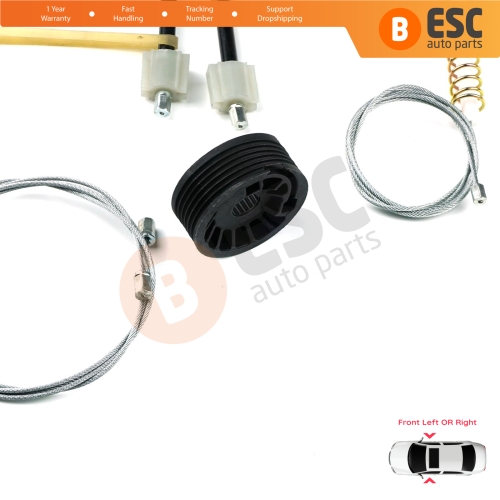 Window Regulator Repair Set Front Door for Mercedes C Class W205 S205 2013-2023 A2057204923 A2057209211