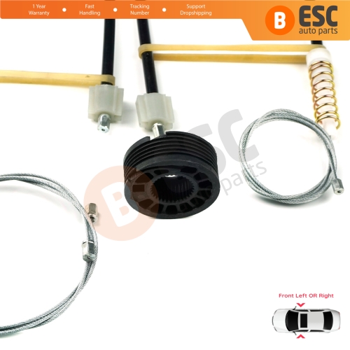 Window Regulator Repair Set Front Door for Mercedes C Class W205 S205 2013-2023 A2057204923 A2057209211