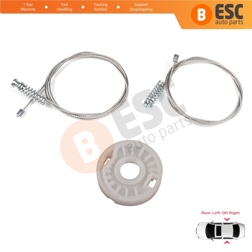 Window Regulator Repair Set Rear Door for Kia Sportage MK3 SL 2010-2015