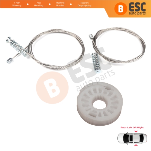 Window Regulator Repair Set Rear Door for Kia Sportage MK3 SL 2010-2015