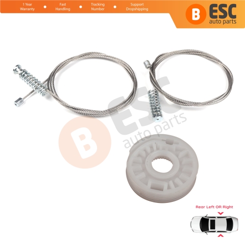 Window Regulator Repair Set Rear Door for Kia Sportage MK3 SL 2010-2015