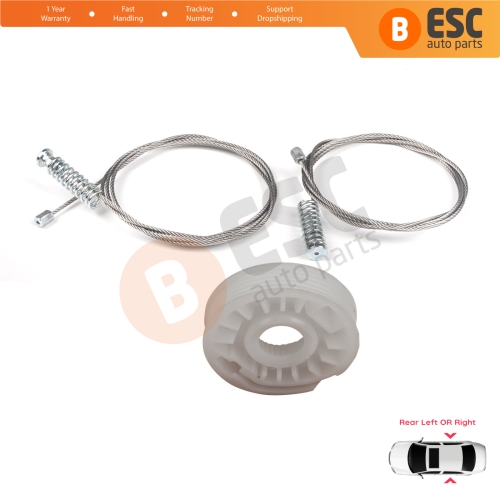 Window Regulator Repair Set Rear Door for Kia Sportage MK3 SL 2010-2015