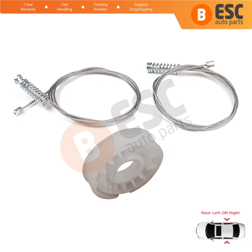 Window Regulator Repair Set Rear Door for Kia Sportage MK3 SL 2010-2015