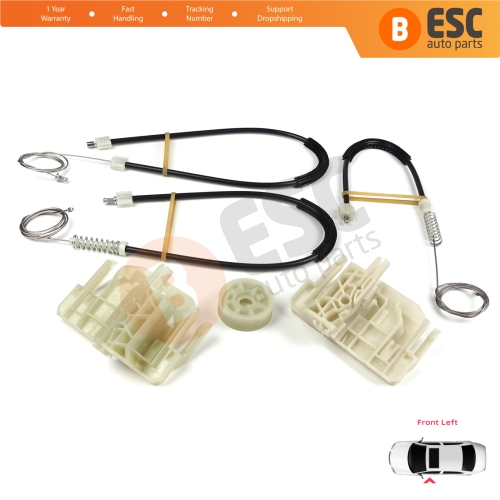 Window Regulator Repair Set Front Left Door for BMW 5 Series F10 F18 F11 4/5 Door 2009-2017 51337182131