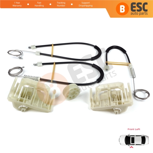 Window Regulator Repair Set Front Left Door for BMW 5 Series F10 F18 F11 4/5 Door 2009-2017 51337182131