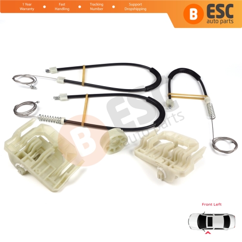 Window Regulator Repair Set Front Left Door for BMW 5 Series F10 F18 F11 4/5 Door 2009-2017 51337182131