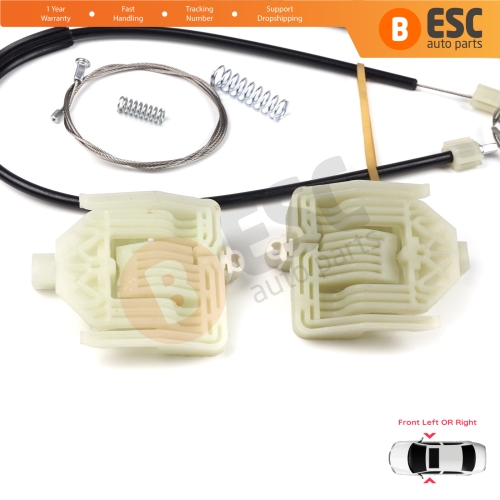 Window Regulator Repair Set Front Door for BMW X6 E71 E72 2007-2015 51337197301 51337197302