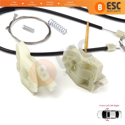 Window Regulator Repair Set Front Door for BMW X6 E71 E72 2007-2015 51337197301 51337197302