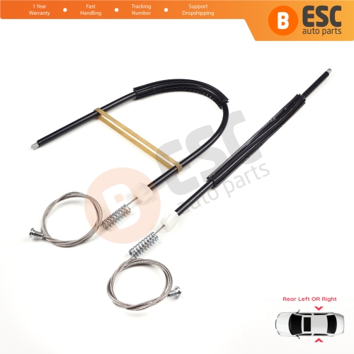 Window Regulator Repair Set Rear Door for Seat Toledo MK4 KG3 2012-2019 Skoda Rapid 2012-2022 5JA839461