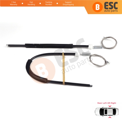 Window Regulator Repair Set Rear Door for Seat Toledo MK4 KG3 2012-2019 Skoda Rapid 2012-2022 5JA839461