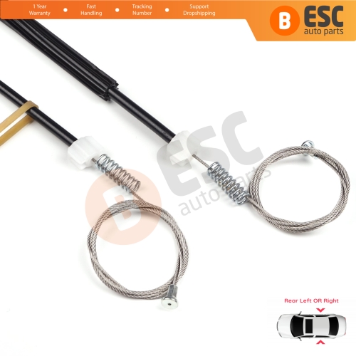 Window Regulator Repair Set Rear Door for Seat Toledo MK4 KG3 2012-2019 Skoda Rapid 2012-2022 5JA839461