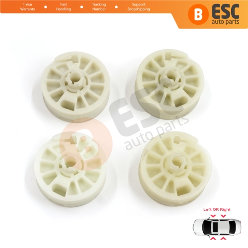 4 Pieces Window Regulator Wheel Pulley Drum Gear Sprocket Spool for Hyundai Elantra MD UD Sonata YF Tucson TL Kia Optima JF Sportage MK4 QL 82471D3011