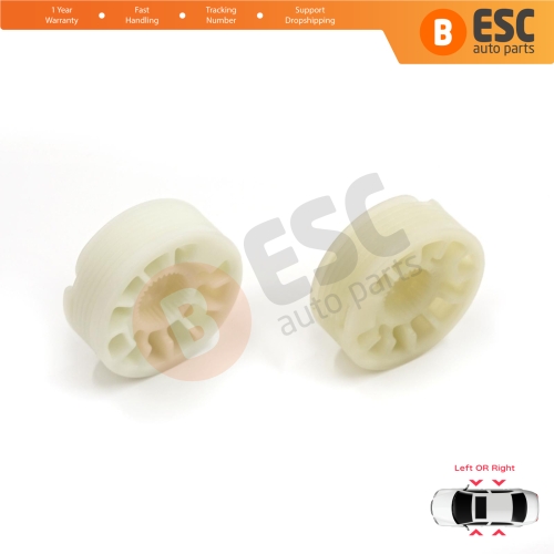 2 Pieces Window Regulator Wheel Pulley Drum Gear Sprocket Spool for Hyundai Elantra MD UD Sonata YF Tucson TL Kia Optima JF Sportage MK4 QL 82471D3011