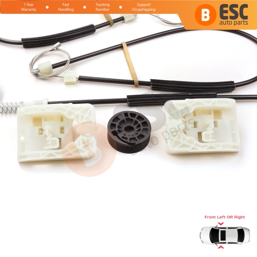 Window Regulator Repair Set Front Door for Ford Ranger PX TKE 2011-2022 Mazda BT50 UP UR 2011-2020 AB392123201