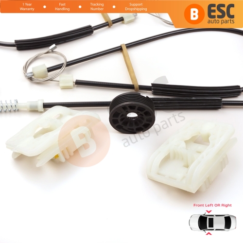 Window Regulator Repair Set Front Door for Ford Ranger PX TKE 2011-2022 Mazda BT50 UP UR 2011-2020 AB392123201