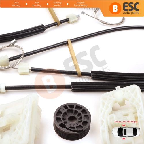 Window Regulator Repair Set Front Door for Ford Ranger PX TKE 2011-2022 Mazda BT50 UP UR 2011-2020 AB392123201