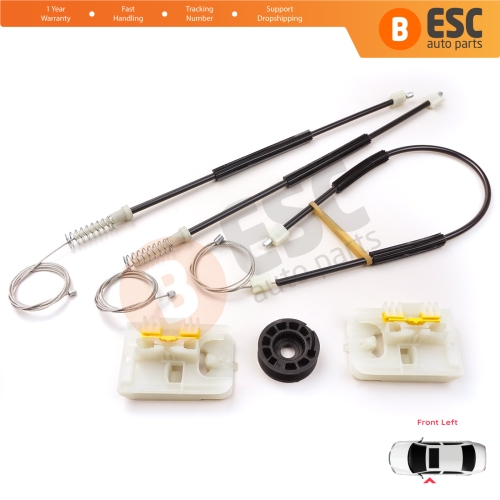 Window Regulator Repair Set Front Left Door for Ford Focus MK3 C346 2010-2019 4/5 Door BM51A23201  