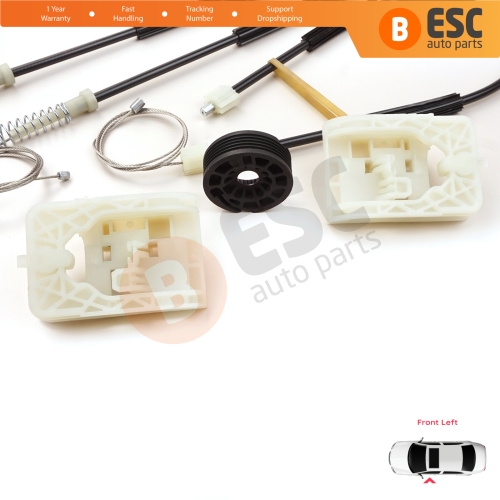Window Regulator Repair Set Front Left Door for Ford Focus MK3 C346 2010-2019 4/5 Door BM51A23201  
