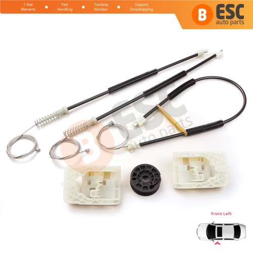 Window Regulator Repair Set Front Left Door for Ford Focus MK3 C346 2010-2019 4/5 Door BM51A23201  