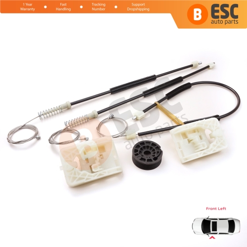 Window Regulator Repair Set Front Left Door for Ford Focus MK3 C346 2010-2019 4/5 Door BM51A23201  