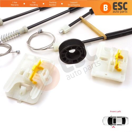 Window Regulator Repair Set Front Left Door for Ford Focus MK3 C346 2010-2019 4/5 Door BM51A23201  