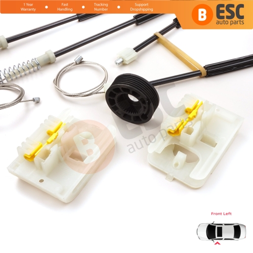 Window Regulator Repair Set Front Left Door for Ford Focus MK3 C346 2010-2019 4/5 Door BM51A23201  