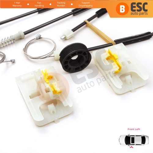Window Regulator Repair Set Front Left Door for Ford Focus MK3 C346 2010-2019 4/5 Door BM51A23201  