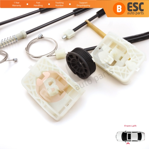 Window Regulator Repair Set Front Left Door for Ford Focus MK3 C346 2010-2019 4/5 Door BM51A23201  