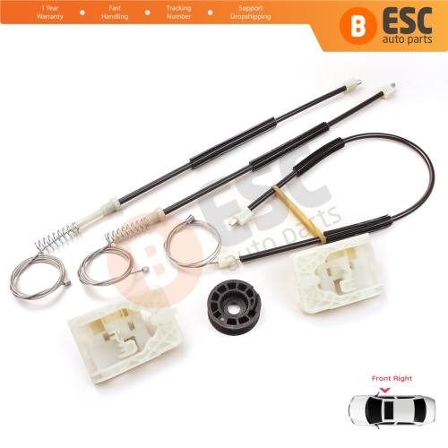 Window Regulator Repair Set Front Right Door for Ford Focus MK3 C346 2010-2019 4/5 Door BM5Z5423200