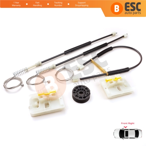 Window Regulator Repair Set Front Right Door for Ford Focus MK3 C346 2010-2019 4/5 Door BM5Z5423200