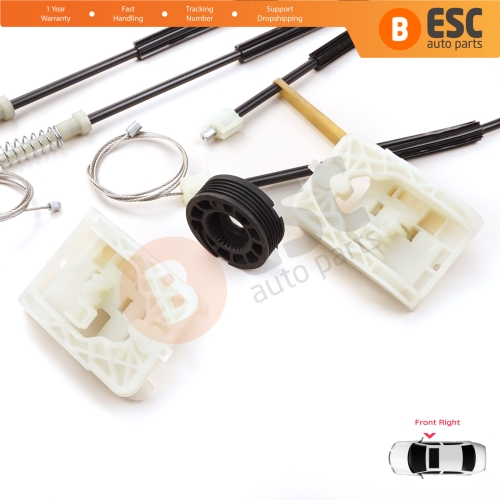 Window Regulator Repair Set Front Right Door for Ford Focus MK3 C346 2010-2019 4/5 Door BM5Z5423200