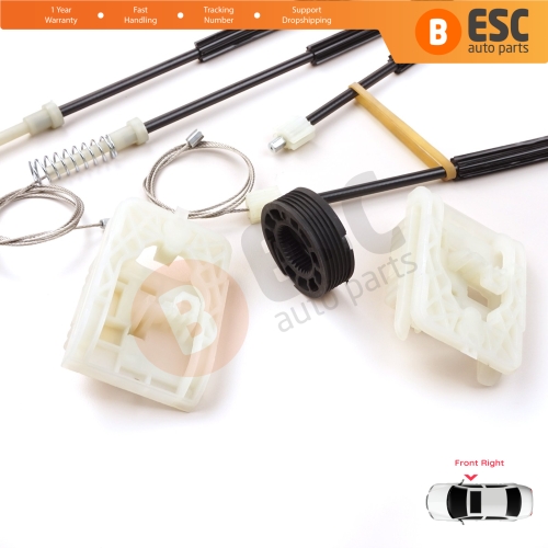 Window Regulator Repair Set Front Right Door for Ford Focus MK3 C346 2010-2019 4/5 Door BM5Z5423200