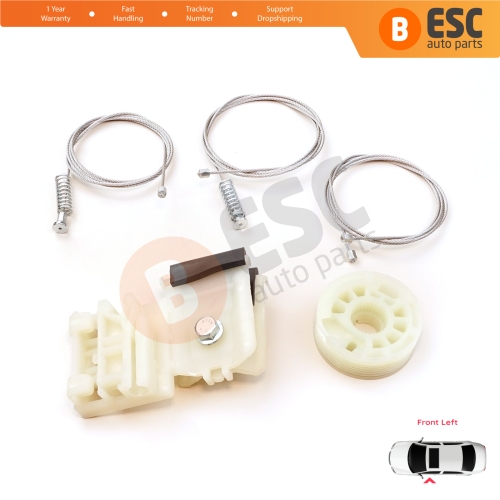 Window Regulator Repair Set Front Left Door for Hyundai Tucson MK3 TL TLE 2015-2023 82471D3011