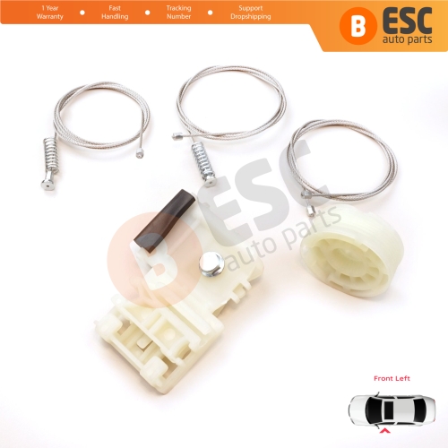 Window Regulator Repair Set Front Left Door for Hyundai Tucson MK3 TL TLE 2015-2023 82471D3011
