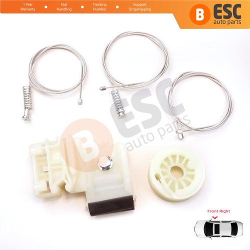 Window Regulator Repair Set Front Right for Hyundai Tucson MK3 TL TLE 2015-2023 82481D3011