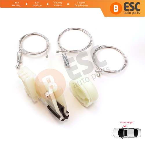 Window Regulator Repair Set Front Right for Hyundai Tucson MK3 TL TLE 2015-2023 82481D3011