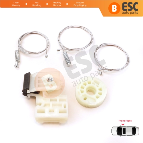 Window Regulator Repair Set Front Right for Hyundai Tucson MK3 TL TLE 2015-2023 82481D3011