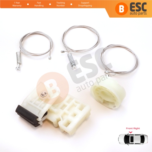 Window Regulator Repair Set Front Right for Hyundai Tucson MK3 TL TLE 2015-2023 82481D3011