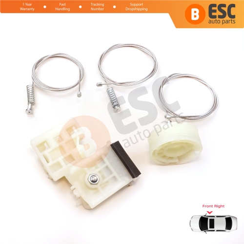 Window Regulator Repair Set Front Right for Hyundai Tucson MK3 TL TLE 2015-2023 82481D3011