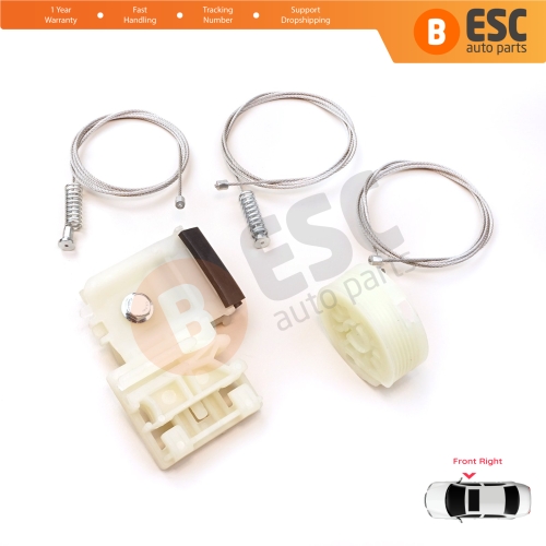 Window Regulator Repair Set Front Right for Hyundai Tucson MK3 TL TLE 2015-2023 82481D3011